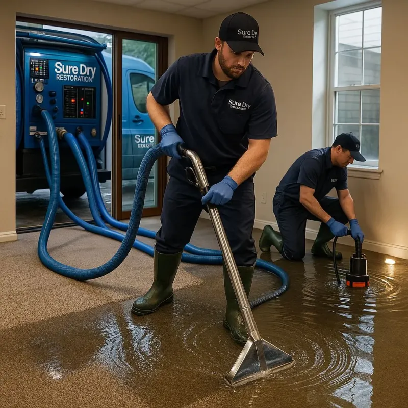 Water Extraction and Removal process in Lewistown, PA